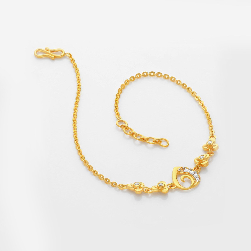 MALABAR GOLD & DIAMONDS Gold Bracelet Yellow Gold, White Gold 22kt Bracelet  Price in India - Buy MALABAR GOLD & DIAMONDS Gold Bracelet Yellow Gold,  White Gold 22kt Bracelet online at Flipkart.com