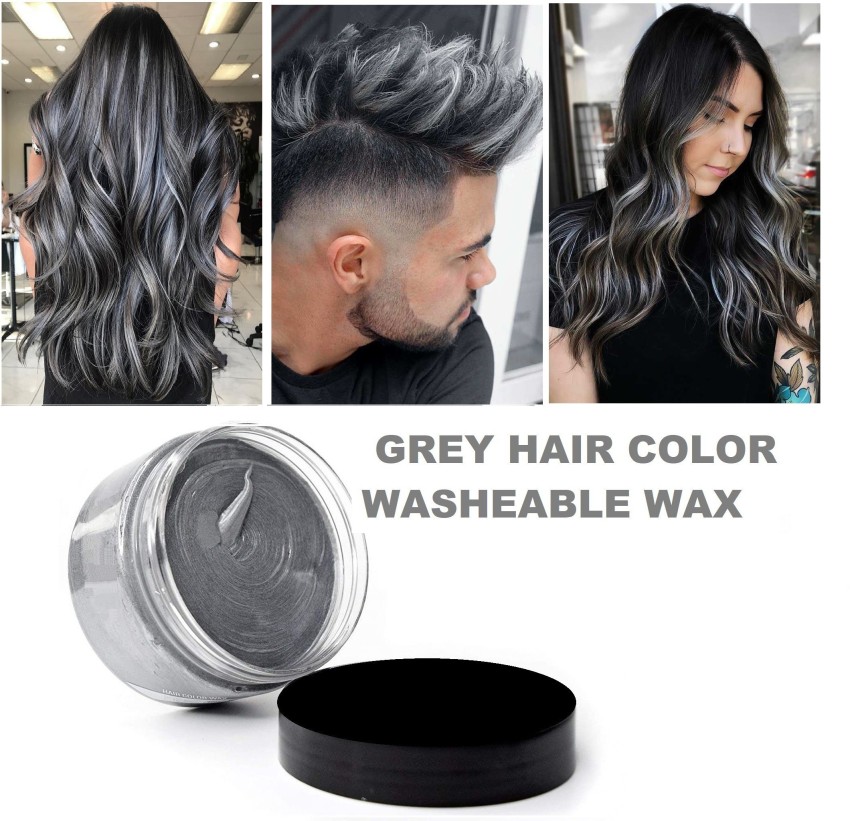 YAWI Temporary Strong Hold And Volume For Highlights, Hair Color Grey Wax ,  GREY - Price in India, Buy YAWI Temporary Strong Hold And Volume For  Highlights, Hair Color Grey Wax ,
