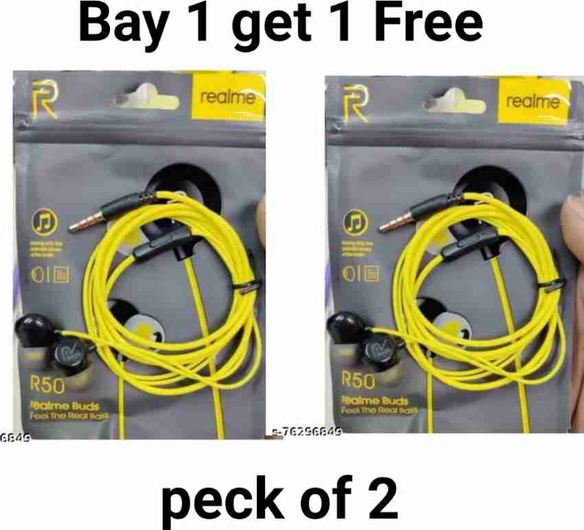 Real mi Buds 3 Wirved Earphone BUY 1 GET 1 FREE Wired Headset Price in India Buy Real mi Buds 3 Wirved Earphone BUY 1 GET 1 FREE Wired Headset online at Shopsy.in