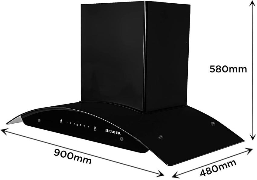 faber everest chimney 90cm
