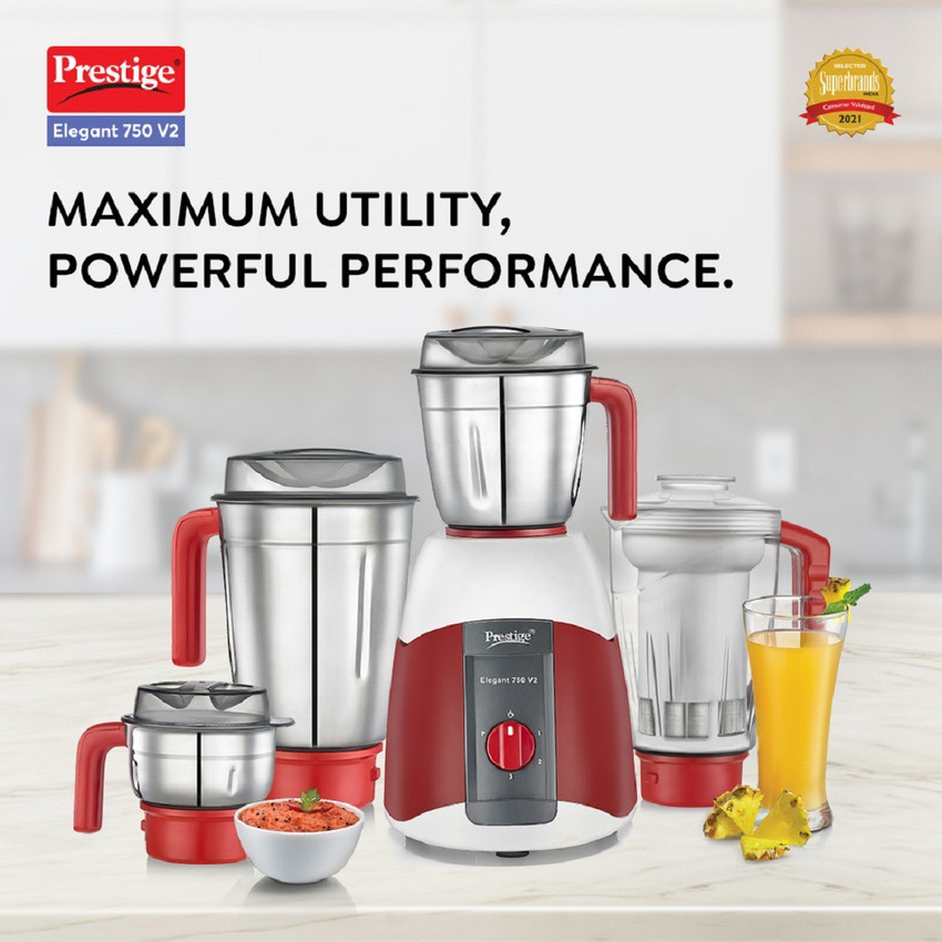 prestige elegant 750 v2 mixer grinder