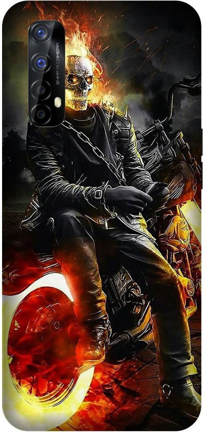 Printladder Back Cover for Realme Narzo 20 Pro Ghost Rider Printed Cover - Printladder : Printladder Back Cover for Realme Narzo 20 Pro Ghost Rider Printed Cover - Printladder :