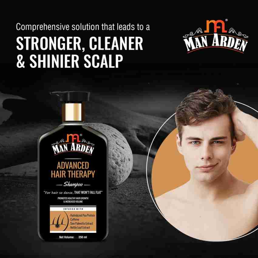 Man Arden Advanced Hair Therapy Shampoo, To Promote Growth, With Pea Protein,  Caffeine - Price in India, Buy Man Arden Advanced Hair Therapy Shampoo, To  Promote Growth, With Pea Protein, Caffeine Online