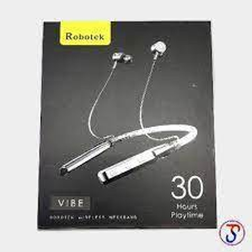 ROBOTEK VIBE 30 HRS PLAYTIME Bluetooth Headset Price in India Buy ROBOTEK VIBE 30 HRS PLAYTIME Bluetooth Headset online at Shopsy.in