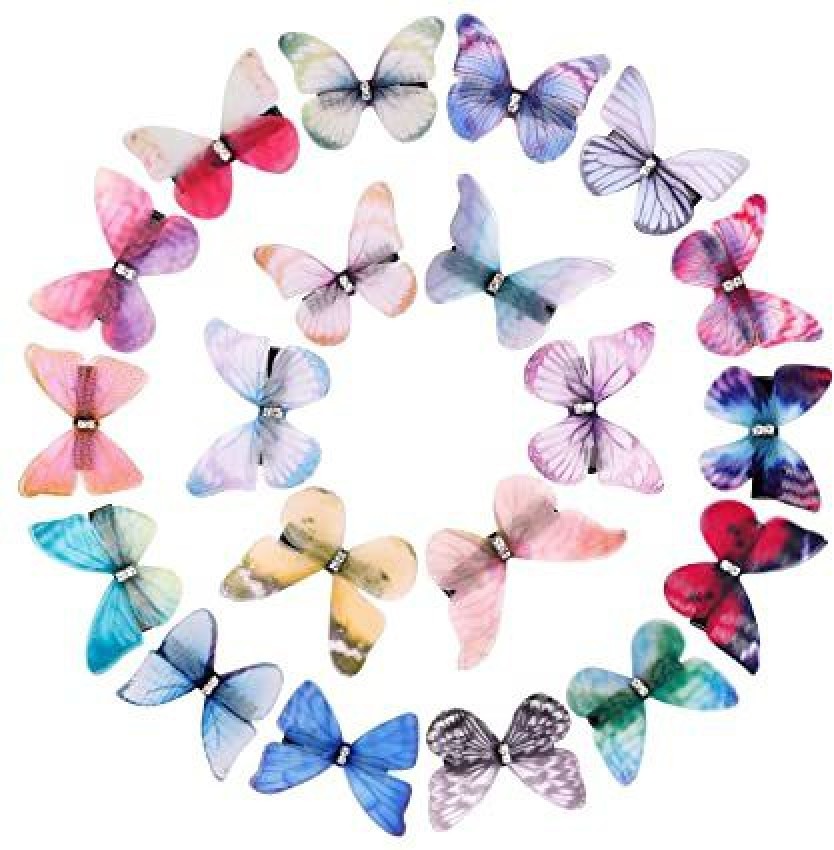 Realistic Butterfly Hair Clips, 3D Colorful Mesh Butterfly Hair Clips, Hair  Pin Hair Clip Price in India - Buy Realistic Butterfly Hair Clips, 3D  Colorful Mesh Butterfly Hair Clips, Hair Pin Hair