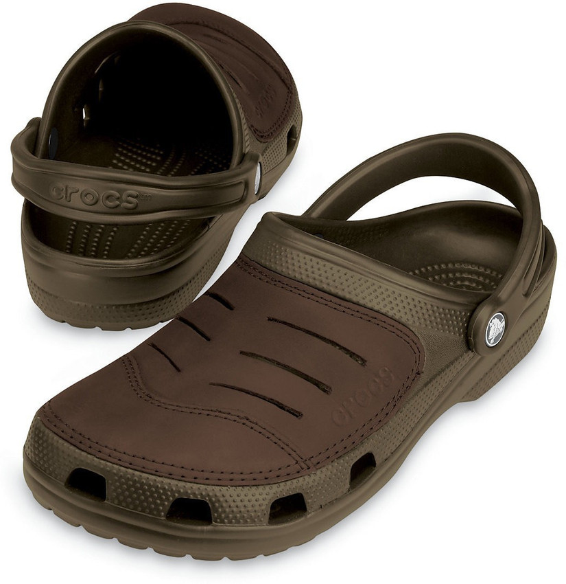 CROCS (Bogota) Men Brown Clogs - Buy 