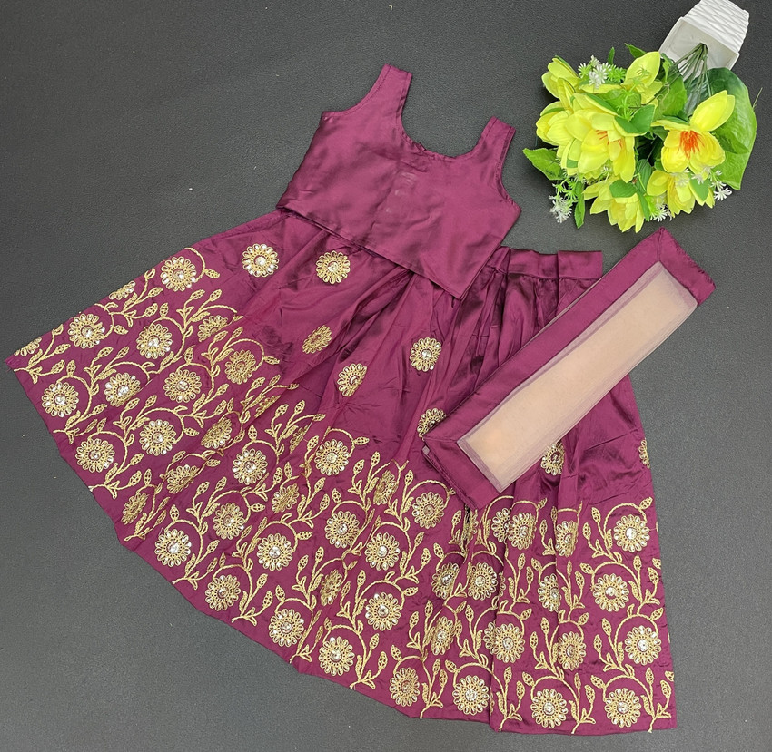 Girls Lehenga Choli Ethnic Wear Embroidered Lehenga Choli and Dupatta Set Price in India Buy Girls Lehenga Choli Ethnic Wear Embroidered Lehenga Choli and Dupatta Set online at Shopsy.in