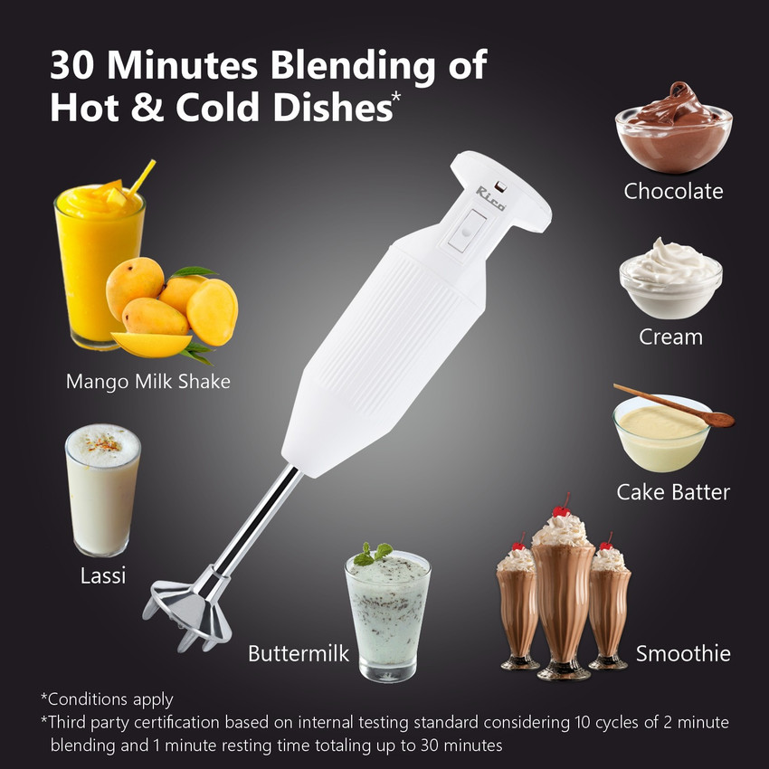 rico hand blender with chutney and juice jar