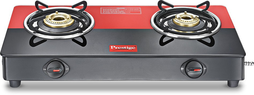 2 burner gas stove prestige