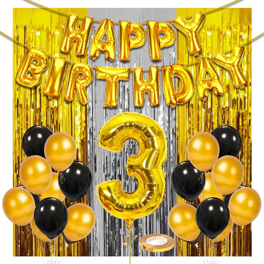 Zyozi 36 Pcs Combo 3rd Birthday Party Decorations Birthday Decorations Kit Price In India Buy Zyozi 36 Pcs Combo 3rd Birthday Party Decorations Birthday Decorations Kit Online At Shopsy In