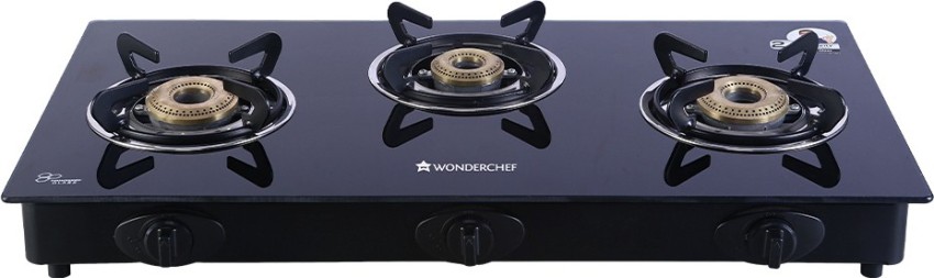 wonderchef 3 burner gas stove price