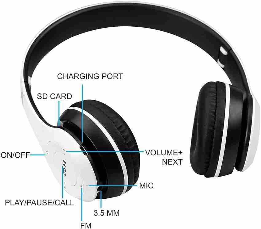 Wireless Premium Noise Cancelling Overhead Headphones with Mic for Phone Bluetooth Headset Price in India Buy Wireless Premium Noise Cancelling Overhead Headphones with Mic for Phone Bluetooth Headset...