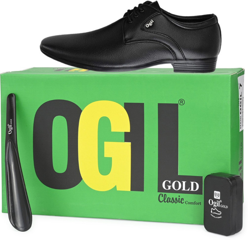 Buy Ogil Gold Decent Formal Shoes Lace