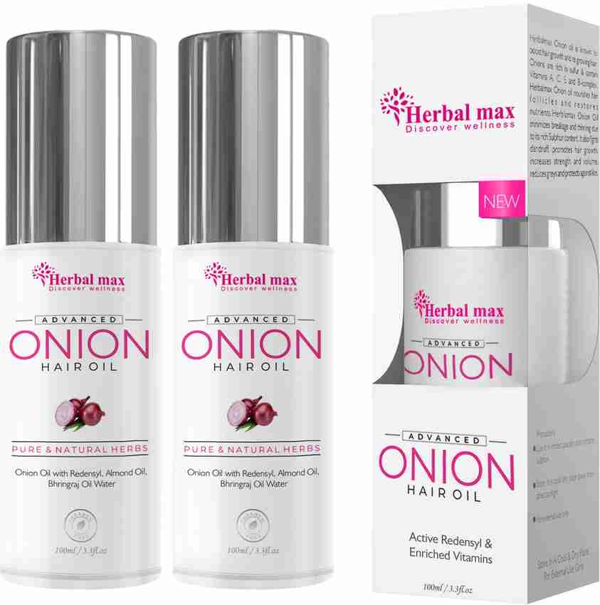 Herbal max Onion & Almond Oil for Hair Regrowth & Hair Fall Control -Bio Active Redensyl with Ultra Hydrating Effect (200 ml) Hair Oil - Price in India, Buy Herbal max Onion Herbal max Onion & Almond Oil for Hair Regrowth & Hair Fall Control -Bio Active Redensyl with Ultra Hydrating Effect (200 ml) Hair Oil - Price in India, Buy Herbal max Onion