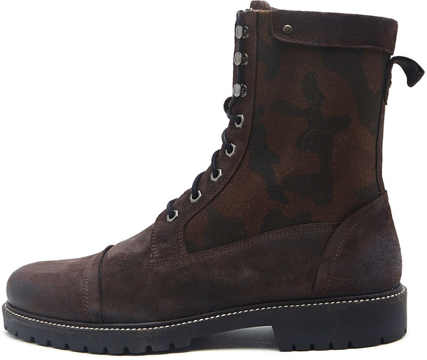 royal enfield combat boots