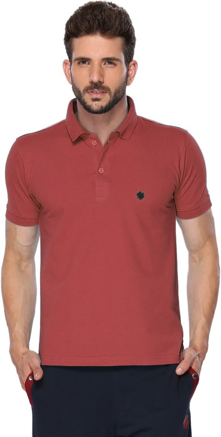 ONN Solid Men Polo Neck Maroon, Black T 