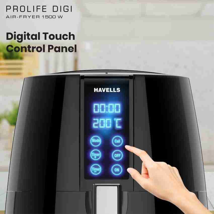 Havells Air Fryer Prolife Digi With 4L Capacity Digital Touch Panel