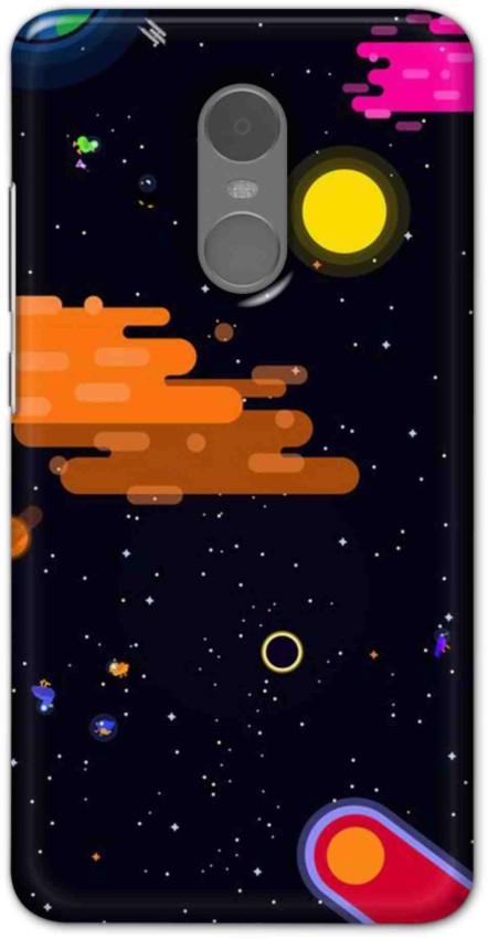 NDCOM Back Cover for Redmi Note 4 Cartoon Galaxy Printed - NDCOM : 