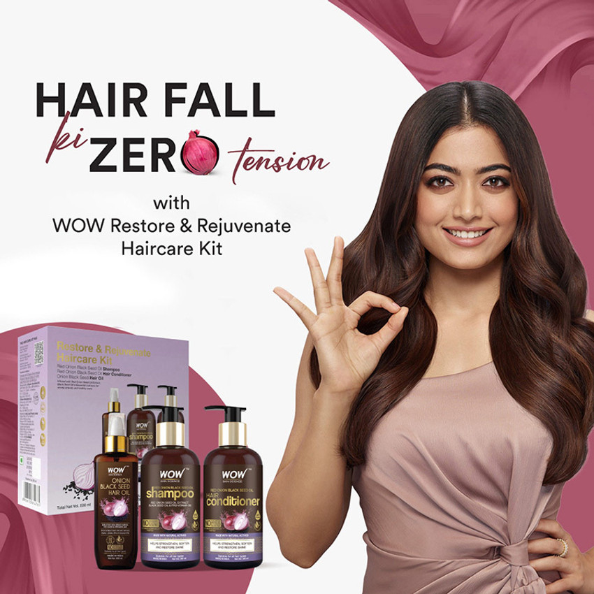 WOW SKIN SCIENCE Red Onion Black Seed Oil Ultimate Hair Care Kit (Shampoo + Hair Conditioner + Hair Oil)- Net Vol Price in India - Buy WOW SKIN SCIENCE Red Onion Black WOW SKIN SCIENCE Red Onion Black Seed Oil Ultimate Hair Care Kit (Shampoo + Hair Conditioner + Hair Oil)- Net Vol Price in India - Buy WOW SKIN SCIENCE Red Onion Black