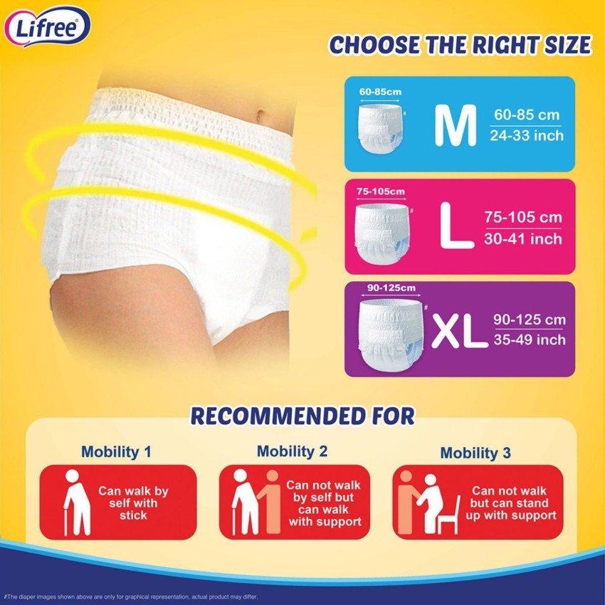 Buy Lifree Extra Absorb Pants XL 2pcs online from BipiN CHEMIST