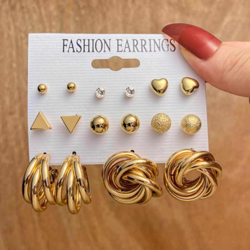 fashion wear golden western earrings for women  girls