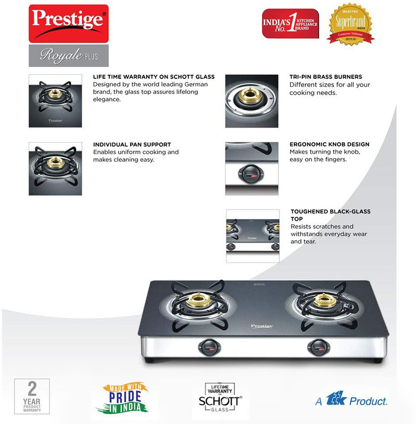 prestige royale plus schott glass 2