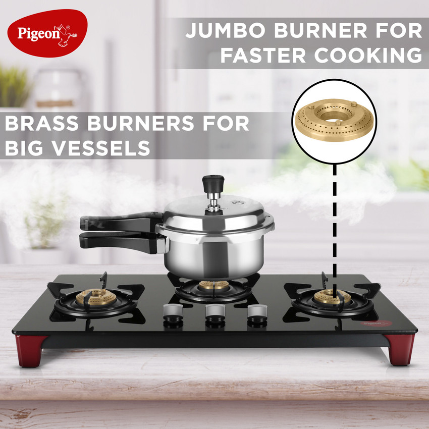 pigeon infinity gas stove 3 burner
