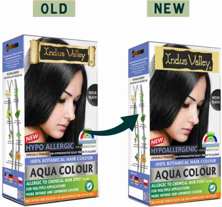 Indus Valley Hypoallergic Aqua Color 100% Botanical Indus Black Organic Hair  Color , Black - Price in India, Buy Indus Valley Hypoallergic Aqua Color 100%  Botanical Indus Black Organic Hair Color ,