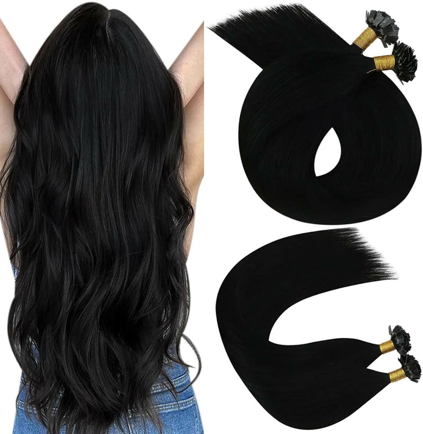 DIYA DIVINE 18 inch BLACK Fusion Extensions Remy Human Flat Tip 50 Strands Hair Extension Price in India - Buy DIYA DIVINE 18 inch BLACK Fusion Extensions Remy Human Flat Tip 50 DIYA DIVINE 18 inch BLACK Fusion Extensions Remy Human Flat Tip 50 Strands Hair Extension Price in India - Buy DIYA DIVINE 18 inch BLACK Fusion Extensions Remy Human Flat Tip 50