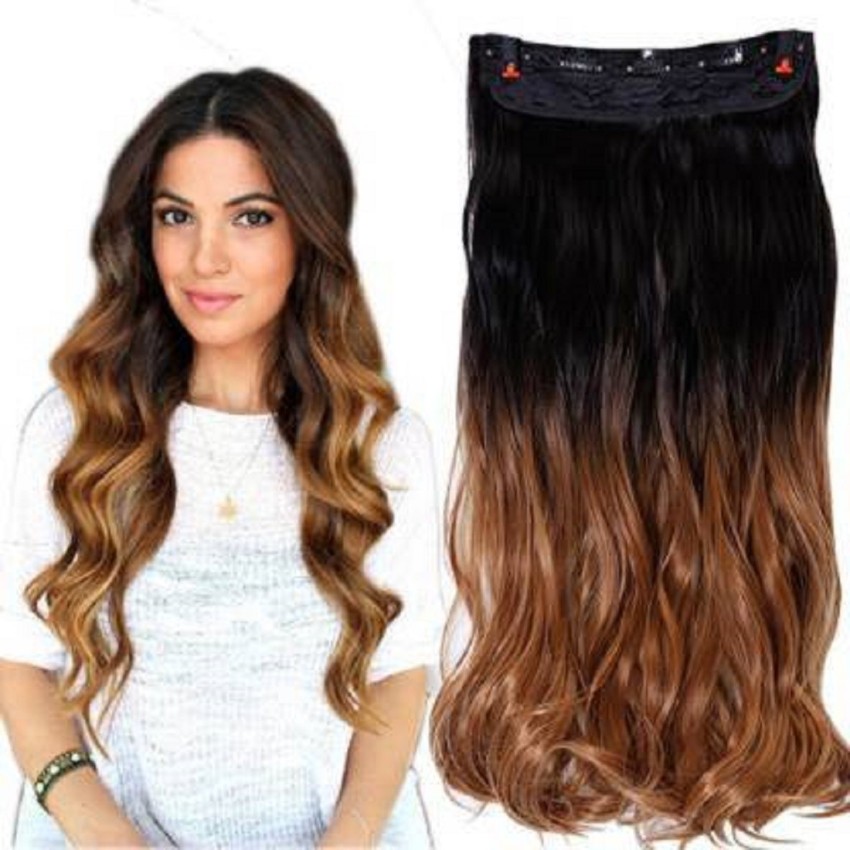 MelodySusie curly long silky women (ombre) hair extension Hair Extension  Price in India - Buy MelodySusie curly long silky women (ombre) hair  extension Hair Extension online at 