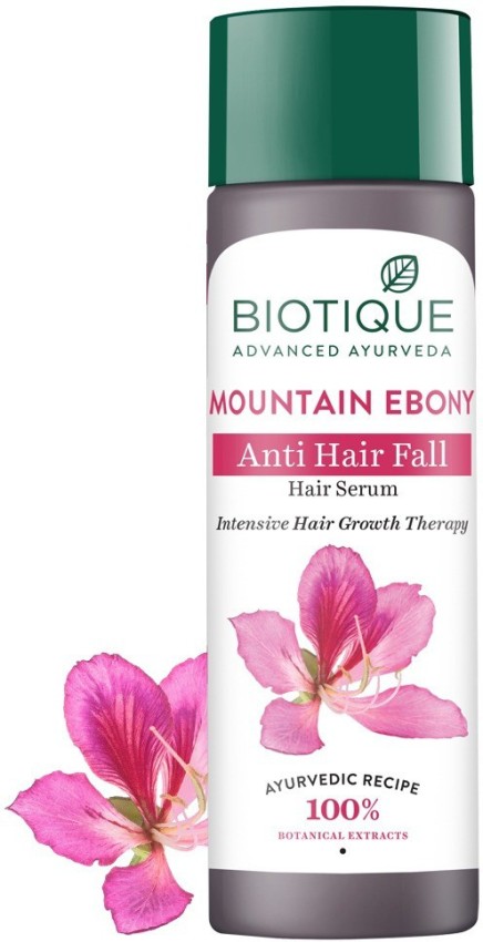 BIOTIQUE Mountain Ebony anti hair fall hair serum - Price in India, Buy  BIOTIQUE Mountain Ebony anti hair fall hair serum Online In India, Reviews,  Ratings & Features 