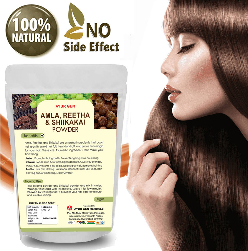 Ayurgenharbal NATURAL Herbal Natural Amla, Reetha, Shikakai Powder Hair Care Combo Price in India - Buy Ayurgenharbal NATURAL Herbal Natural Amla, Reetha, Shikakai Powder Hair Care Combo online at Ayurgenharbal NATURAL Herbal Natural Amla, Reetha, Shikakai Powder Hair Care Combo Price in India - Buy Ayurgenharbal NATURAL Herbal Natural Amla, Reetha, Shikakai Powder Hair Care Combo online at