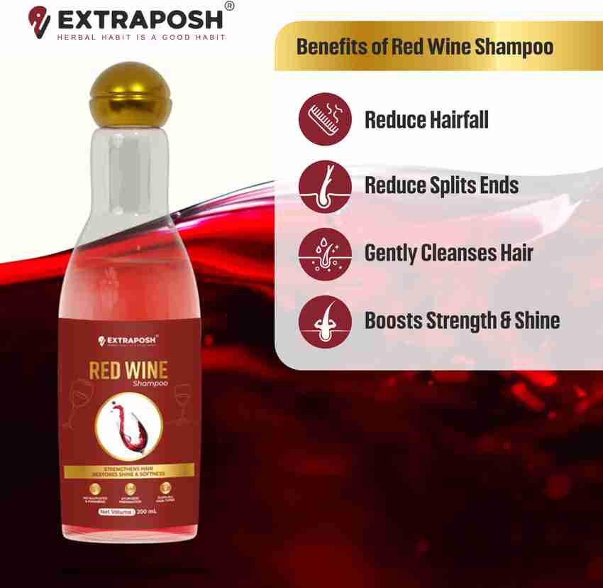 Extraposh Red Wine Shampoo for smooth & silky hair ( 200 ml ) - Price in India, Buy Extraposh Red Wine Shampoo for smooth & silky hair ( 200 ml ) Online Extraposh Red Wine Shampoo for smooth & silky hair ( 200 ml ) - Price in India, Buy Extraposh Red Wine Shampoo for smooth & silky hair ( 200 ml ) Online