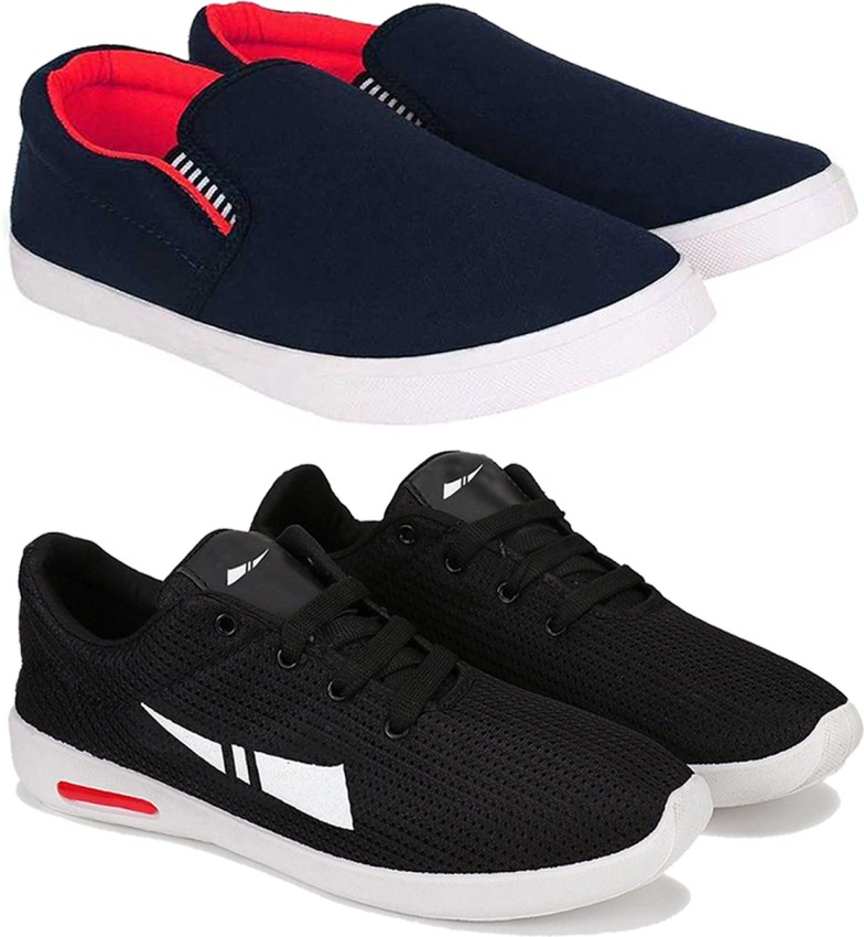 Buy SWIGGY Multicolor Casual Loafers, Sneakers Shoes for Men Pack of 2 Combo(MR)-1720-1183  at Amazon.in