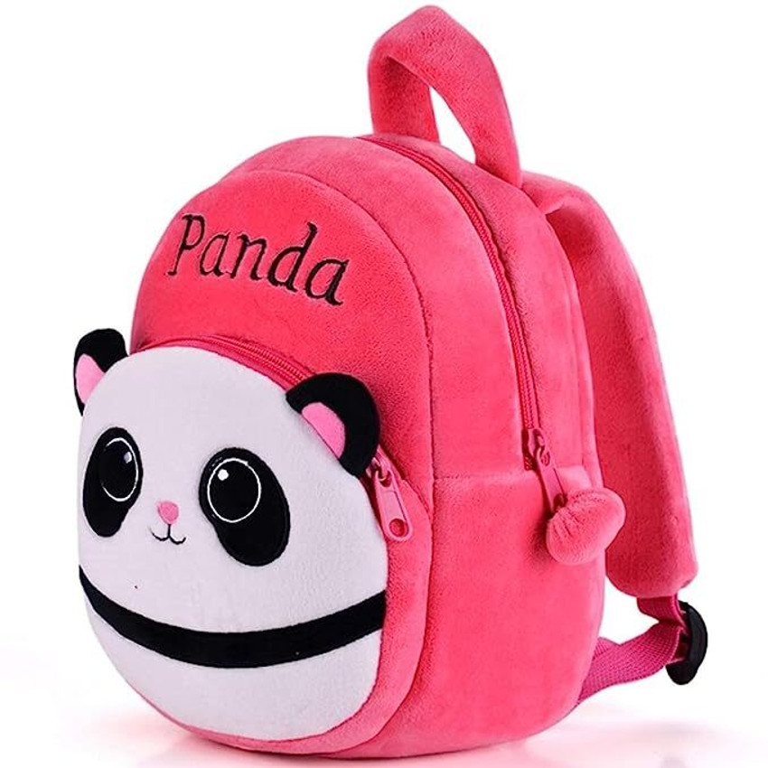 Backpack PINK PANDA White School Bag Soft Material Plush Backpack Children s Gifts Boy Girl Baby School Bag For Kids Age 2 to 6 Year School Bag Price in India Buy Backpack PINK PANDA