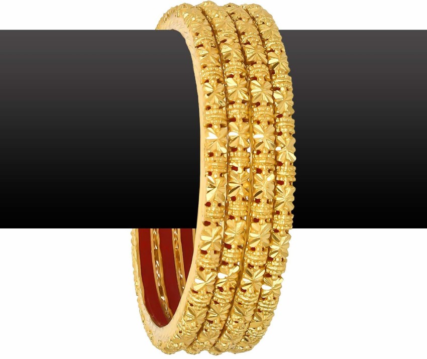 Source fancy designer bangles gold plated heavy copper bracelets for kids  girls on malibabacom