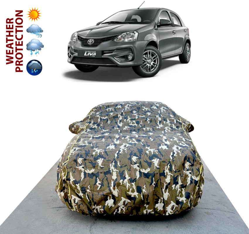 GOSHIV-car and accessories Car Cover Toyota Etios Liva (With Mirror Pockets) Price in India - Buy GOSHIV-car and bike accessories Car Cover For Toyota Etios Liva (With Mirror online