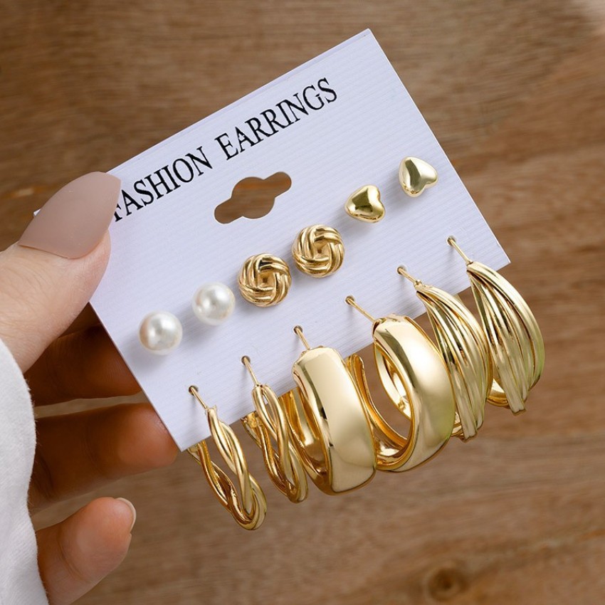 Encircle Swirl Kids Gold Earrings  Cute Mini Earrings CaratLane