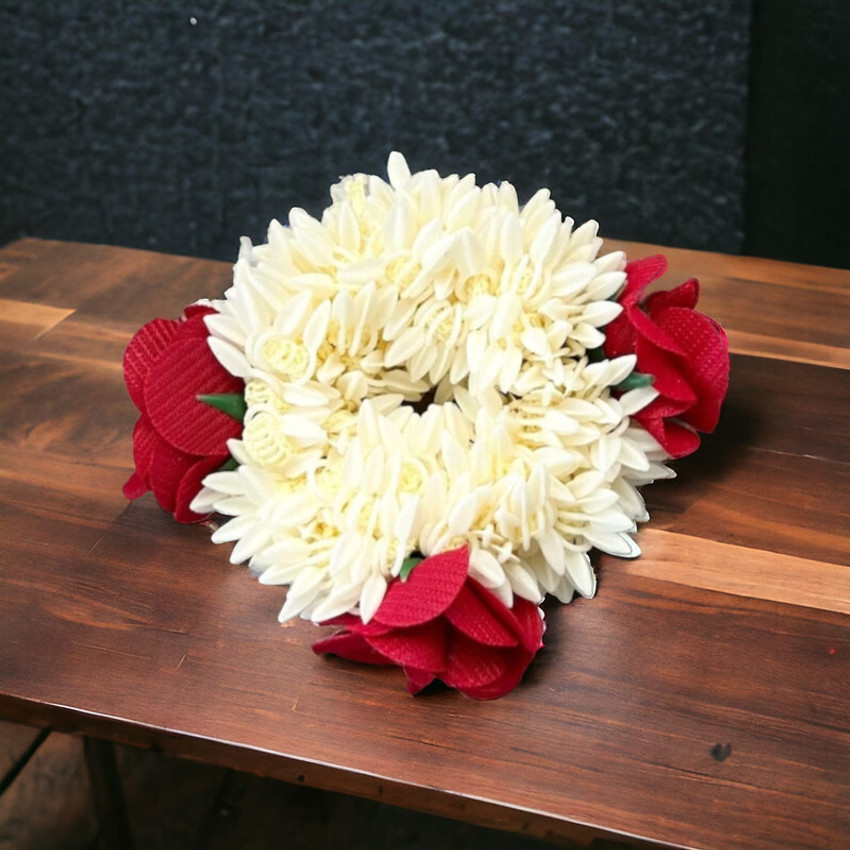 Women flower juda bun with rose pack of 1 Hair Accessory Set Price in India Buy Women flower juda bun with rose pack of 1 Hair Accessory Set online at Shopsy.in