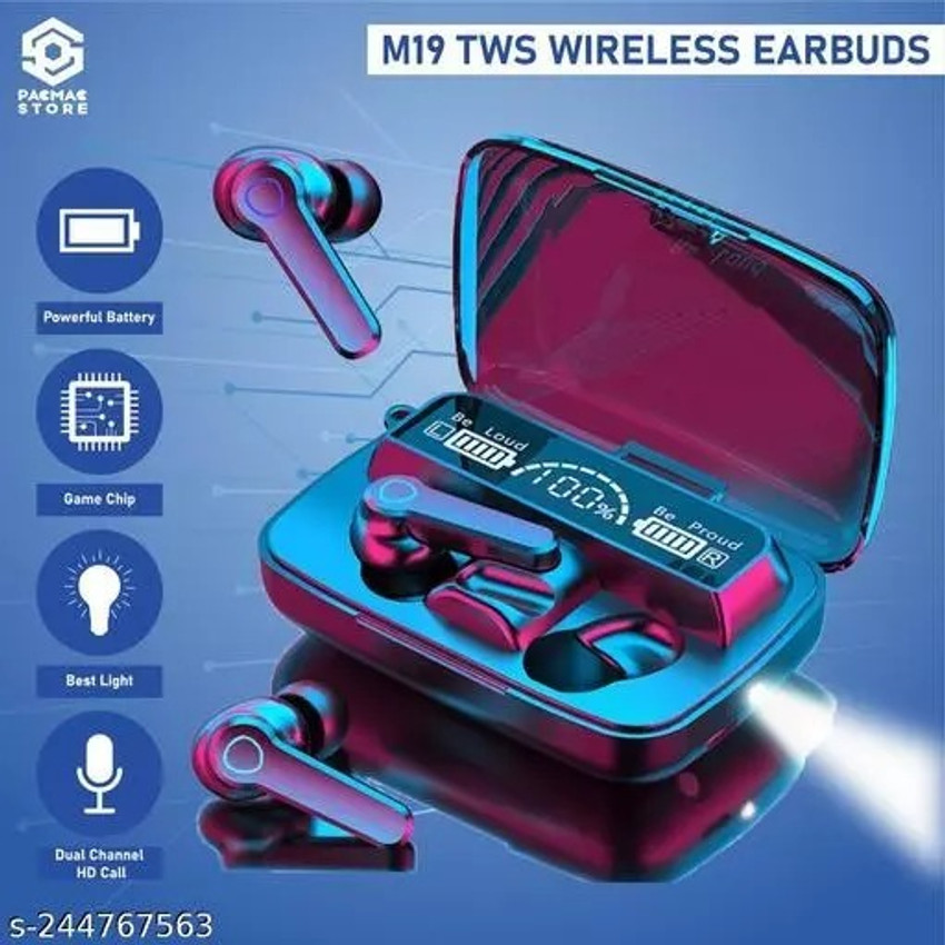 M19 NEWEST DIGITAL INDICATOR TRUE WIRELESS HEADSET BS20333 Bluetooth Headset Price in India Buy M19 NEWEST DIGITAL INDICATOR TRUE WIRELESS HEADSET BS20333 Bluetooth Headset online at Shopsy.in