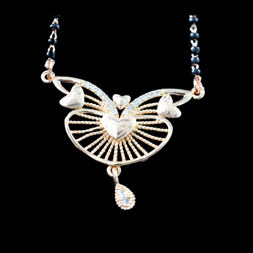 Classic Crystal AD American Diamond Zircon jarkan Rose Gold Plated Mangaslutra Alloy Mangalsutra Price in India Buy Classic Crystal AD American Diamond Zircon jarkan Rose Gold Plated Mangaslutra Alloy...