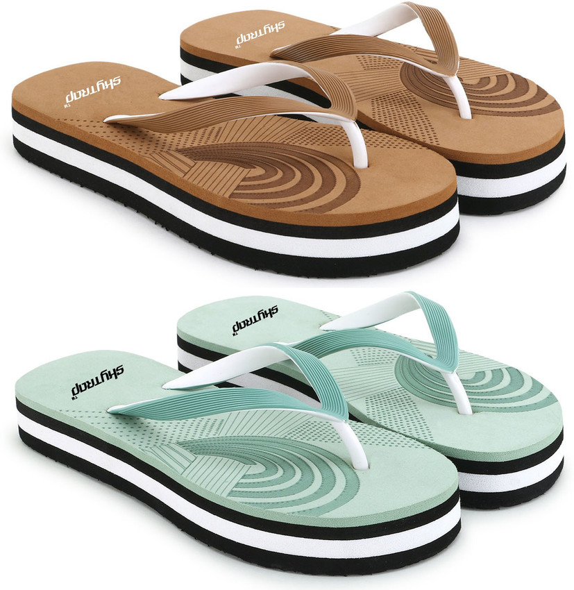Laser Cut Soft Heel Stylish Comfortable EVA Hawai Slippers For Women Combo of 2 Slippers Price in India Buy Laser Cut Soft Heel Stylish Comfortable EVA Hawai Slippers For Women Combo