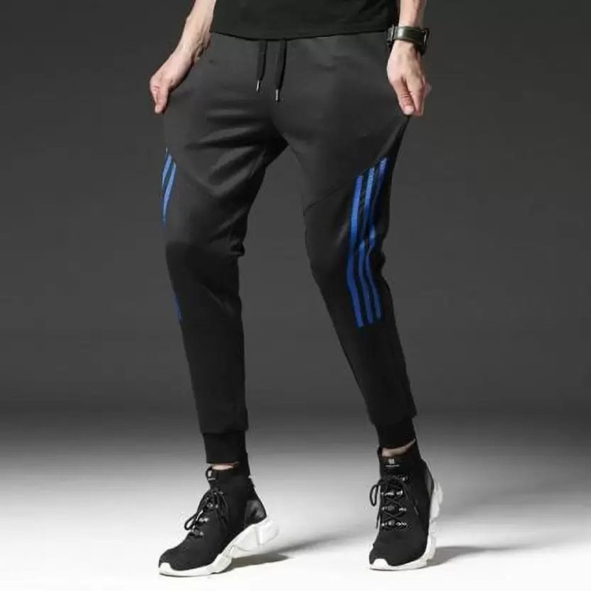 Solid Men Blue Black Track Pants Price in India  Buy Solid Men Blue  Black Track Pants online at Shopsyin
