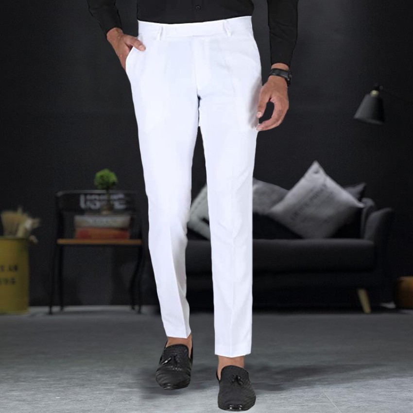 Buy White Elasticated Waist Cotton Tulip Pants Online at Jayporecom