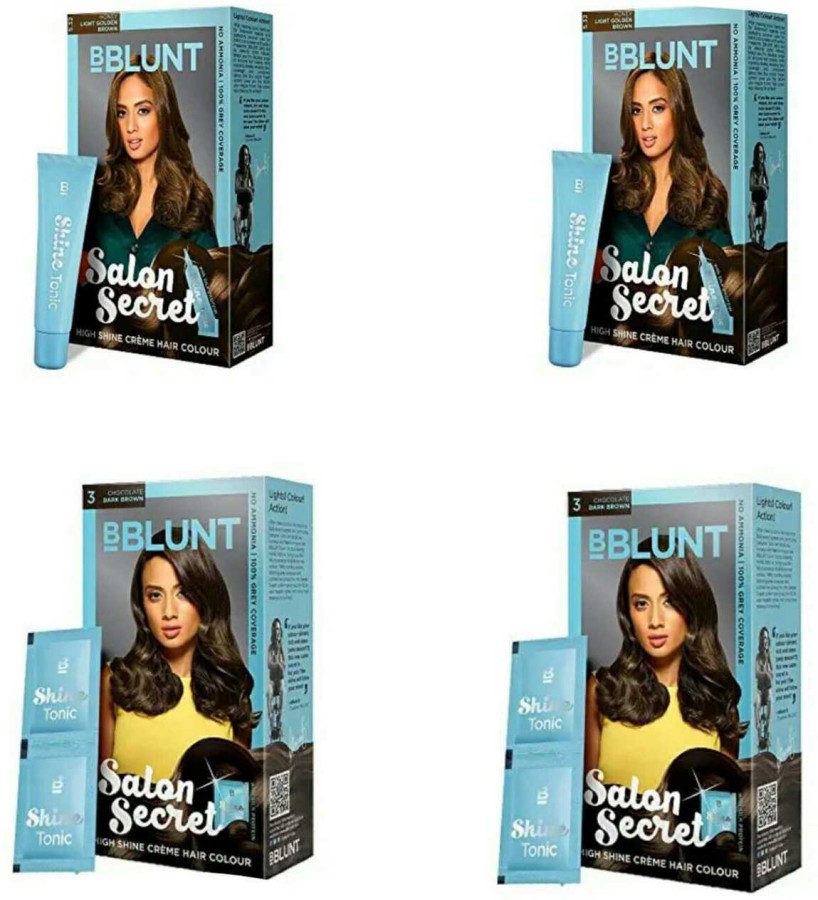 BBlunt hair color , golden brown and chocolate dark brown - Price in India,  Buy BBlunt hair color , golden brown and chocolate dark brown Online In  India, Reviews, Ratings & Features 