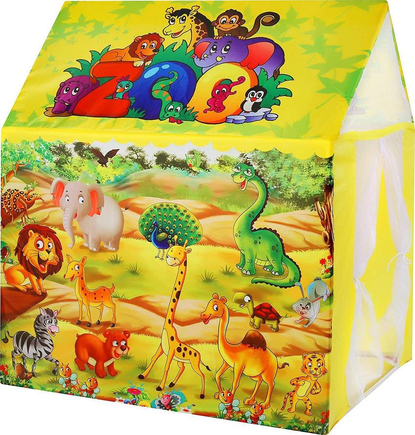 Play Tent House for Kids - Animal Print 