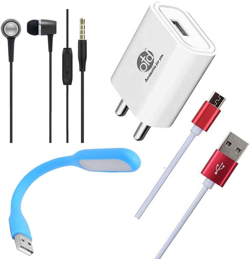 OTD Wall Charger Accessory Combo for Motorola Moto G4 Plus, Motorola Moto  G5, Motorola Moto G5 Plus, Motorola Moto G5S Plus Price in India - Buy OTD  Wall Charger Accessory Combo for