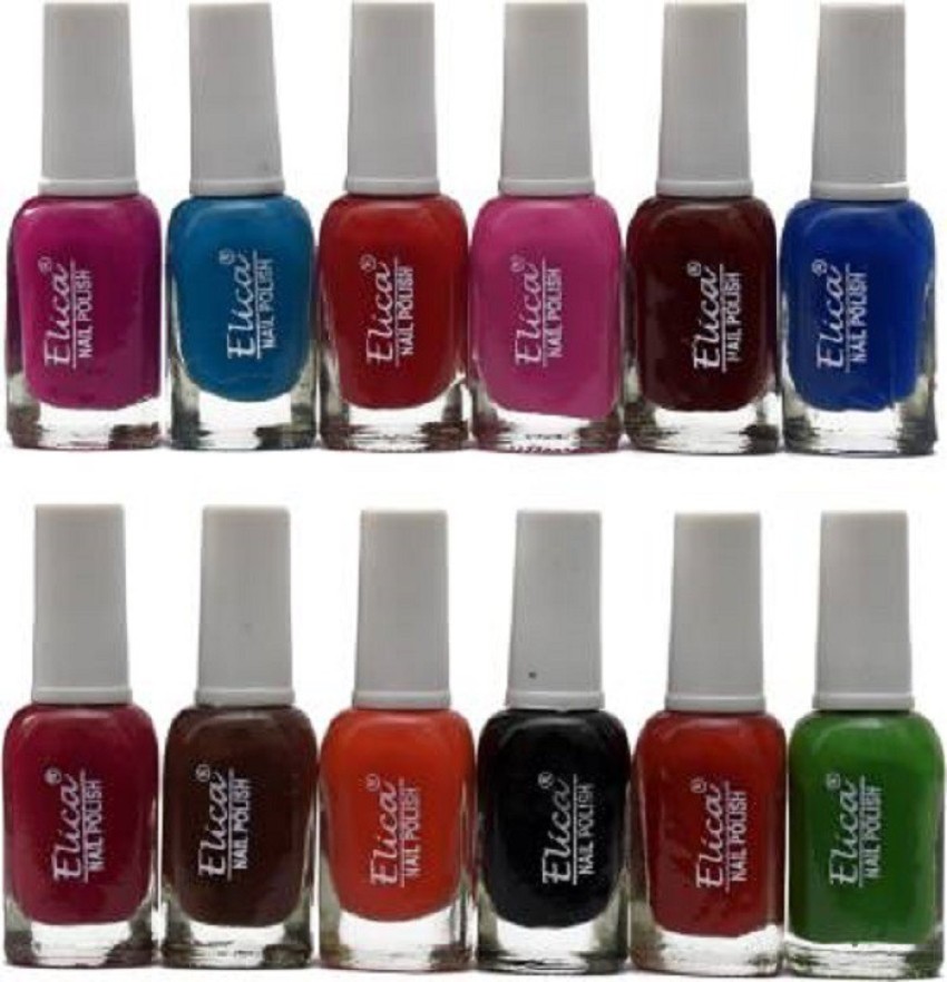 Elica Natural Color Matte-1 Saturn Nail Polish-12 Pink, Blue, Green, Red - Price  in India, Buy Elica Natural Color Matte-1 Saturn Nail Polish-12 Pink, Blue,  Green, Red Online In India, Reviews, Ratings