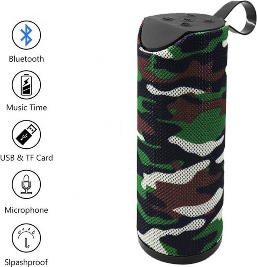 army colour bluetooth speaker