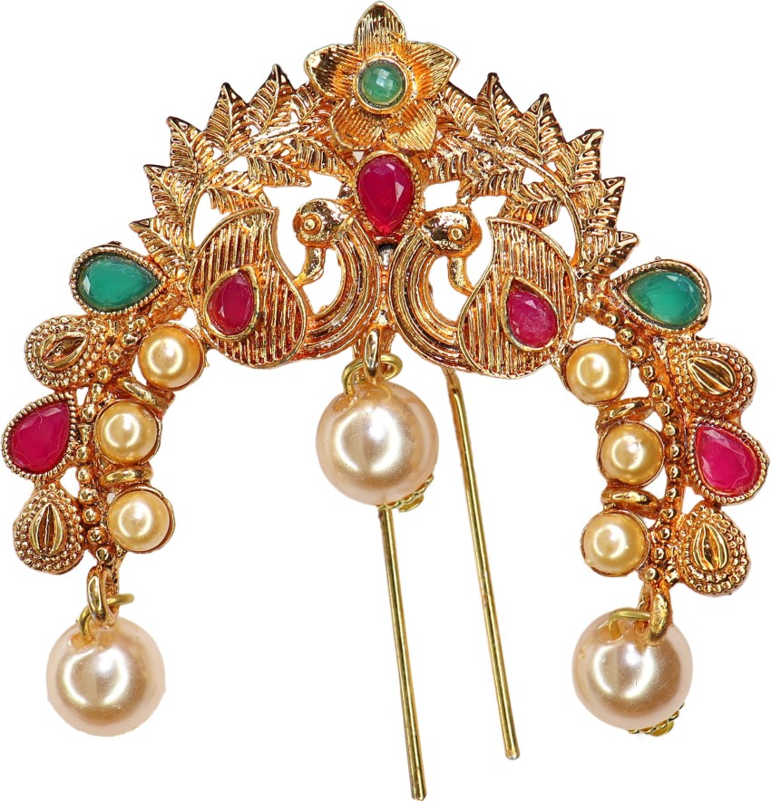 Buy Antique Classic Hair Brooch with gold plating 11988  Kanhai Jewels